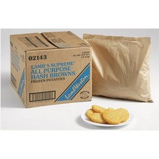 [램웨스턴] 해쉬 브라운 감자[1.27kgx12개(1BOX)]/식자재쇼핑몰/푸드왕