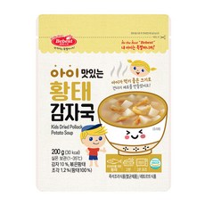 베베스트 아이 맛있는 아이 국 200g 8종 (황태감자국 닭곰탕 나주곰탕 미역국 배추된장국 버섯미역미소된장국 순한 청국장찌개 순부두 백김치찌개), 1개, 황태감자국