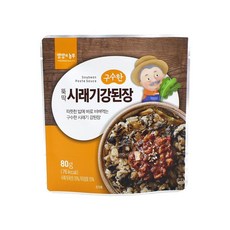 구수한 뚝딱 시래기 강된장 80g x 10개