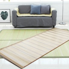 [갤러리데코] 프라임쿨모닝 대나무 세죽 대나무 접자리 150x200cm, 사이즈:그린 150x200