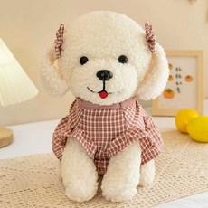 사계절 강아지마운팅인형 강아지인형 강아지, 1개, 진갈색 20cm, 상세페이지 참고