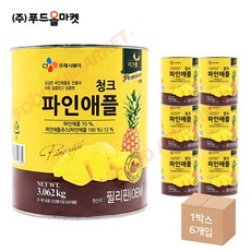 푸드올마켓_ 이츠웰 프리미엄 파인애플 청크 3062g 한박스 (3.062kg x 6ea)