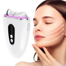고주파마사지기 ESM LED 리프팅 미세전류 탄력 미백 주름케어 전기 바디 Guasha 마사지 스크래핑 콜드 핫 롤러 페이스 보드 EMS 목 피부 주름 제거 도구 뷰티디바이스, With Bag