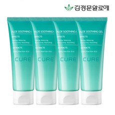 김정문알로에 [김정문알로에] 큐어 알로에 수딩젤 100ml 4개