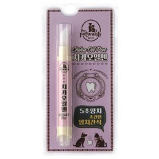 강아지 고양이 바르는 치약 치카펜 일체형 구강관리 치석예방 구취제거 양치, 2개