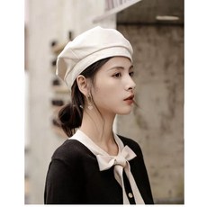 햇님 여자 모자 면 베레모 팔각형 화가 모자 br200003
