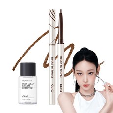 [증정] 클리오 샤프 쏘 심플 워터프루프 펜슬 라이너 24AD, 02 브라운, 1개