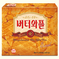 크라운제과 버터와플, 316g, 4개