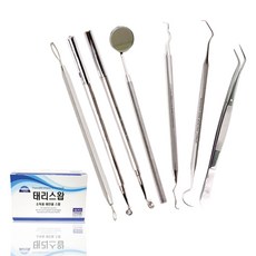 여드름압출기 3종+치석제거기 4종+태리 알콜솜100매, 단품