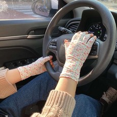 손가락토시꽃무늬