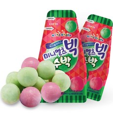 미니멜츠 빅구슬 수박 8개 아이스크림, 8개입, 70ml