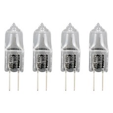 실바니아 핀할로겐 핀램프 JC 12V 50W GY6.35 64440 주방후드전구, 4개