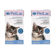 PetAg 펫락 액상 946ml 2팩 고양이 PetAg PetLac Liquid for Kittens - Kitten Milk Replacer - Contains, 2개