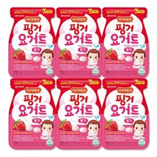 해호 아이배냇 핑거 요거트, 딸기맛, 20g, 6개