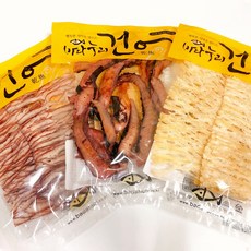 바다누리 프리미엄 국민간식 조미 오징어 3종세트, 1세트, 80g