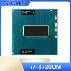 코어 i7-3720QM i7 SR0ML CPU 노트북 프로세서 쿼드 6M 45W 소켓 G2 / rPGA988B HM75 2.6 GHz, 한개옵션0