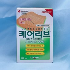 일동제약 케어리브 멸균반창고 발뒤꿈치용 12매입 신발상처 뒤꿈치까짐 밀착력 좋은 밴드, 1개