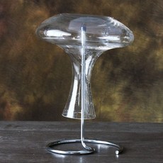 스테인레스 스틸 와인 디캔터 홀더 건조 스탠드 플러스 랙 디스플레이 30x16cm, 1개