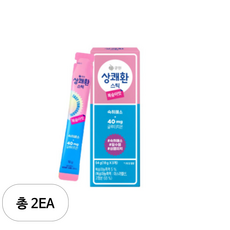 큐원 상쾌환 스틱 복숭아맛, 54g, 2개