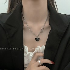 하트알파벳목걸이
