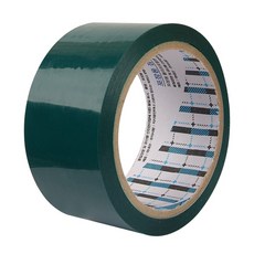한국포장 투명 황색 박스테이프 40M 50M 80M 100M 경포장 중포장, 50개, 중포장 -칼라 50M (녹색)