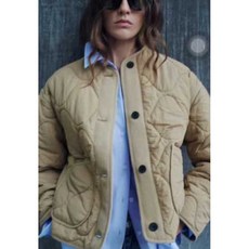 ZARA 여성점퍼 퀼트 깔깔이 경량 라이트 코튼 재킷