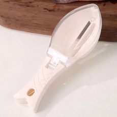 커버가 있는 가정용 물고기 저울 대패 수동 물고기 저울 스크레이퍼 주방 도구 저울 제거 브러시, 1.WHITE, 1개