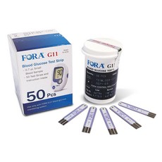 포라 G11 스트립 개인용 혈당검사지, 50개입, 2개