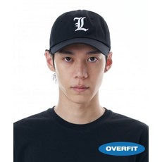 루오에스팩 엘 로고 볼캡 블랙