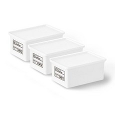 꿈꾸는키친 다용도 세탁 가루 세제 소분 용기 + 라벨지, 3세트, 뚜껑 분리형 S 900ml
