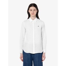라코스테 LACOSTE 여성 베이직 린넨 셔츠 CF904E-54G 001 1248393