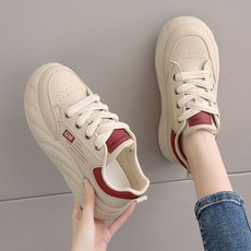 Modern Fashion 여성 키높이 스니커즈 발편한 통기성 운동화