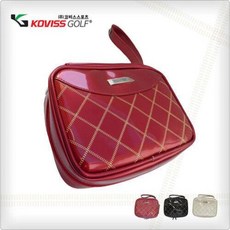 XZR110855[대히트]골프용품보관 골프라운딩 파우치 물품휴대 여성골프가방 골프장가방 골프보조가방 골프파우치백, 레드