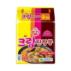 오뚜기 크림진짬뽕 (130GX4개입), 1세트