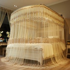 계절 아이템 침대 모기장 베이지 캐노피 데이스윗 150x200cm, 옵션무<@@#>, 옵션무<@@#>