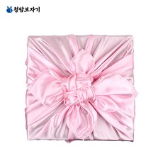 청담보자기 공단 보자기 대형 108cm, 10개, 분홍색