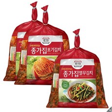 코스트코 종가집 포기 배추김치1kg x 2열무김치 1kg 1혼합팩 Jongga Whole Cabbage Kimchi Young Radish, 1개
