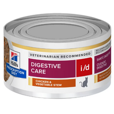 힐스 캣 i/d 스튜 캔 82g 고양이 저지방 digestive care 치킨야채스튜 1개 단품, 치킨+야채