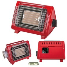 Giraffe 압전 자동점화 무선 가스히터 236x194x175mm 부탄가스사용 온열기