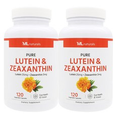 My Life [미국빠른직구] 마이라이프 내추럴스 루테인 & 지아잔틴, 120정, 25mg, 2개