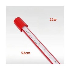 어항 스팟 조명 2자 3자 MAYIN 방수 LED 매직 램프 아로와나 특수 수족관 3 색 향상 수생 식물, 52cm 22W 9000K, 1개