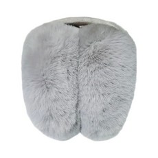 여성용 접이식 인조모피 플러시 겨울 따뜻한 털귀마개 방한 이어플랩
