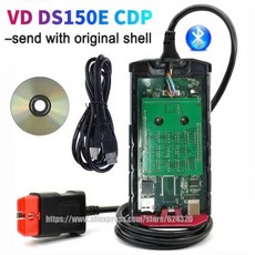 자동차 스캐너 VCI Keygen Obd2 진단 도구 USB 블루투스 VD DS150E CDP Tnesf Delphis Orpdc 트럭 액세서리 신제품, 없음, 20) Original shell BT - 2020.