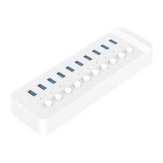 오리코 유전원 멀티허브충전겸용 CT2U310AB 10포트, 화이트