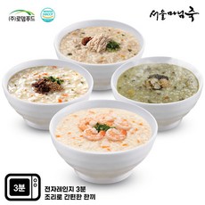 [SE003][서울마님죽]엄마의맛 영양죽4종세트/총8팩(참전복죽2팩한우소고기죽2팩영양닭죽2팩새우죽2팩), 1개 - 한우소고기죽