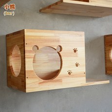DIY 원목 캣워커 캣타원 고양이 벽선반, A개, 작은곰집