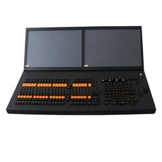 DMX 컨트롤러 그랜드 MA2 라이트 콘솔 무대 조명 제어 MA ONpc 커맨드 윙 페이더 DJ 장비, 01 black_04 영국 플러그