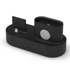  elago 아이폰 Apple Watch AirPods 실리콘 충전 거치대 순정 케이블 만 대응 충전독 탁상 크래들 홀더 Hub 
