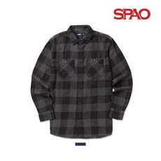 스파오 스파오 남성 플란넬 버팔로 체크셔츠_SPYC649C23