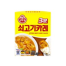 오뚜기 3분 쇠고기카레, 200g, 10개